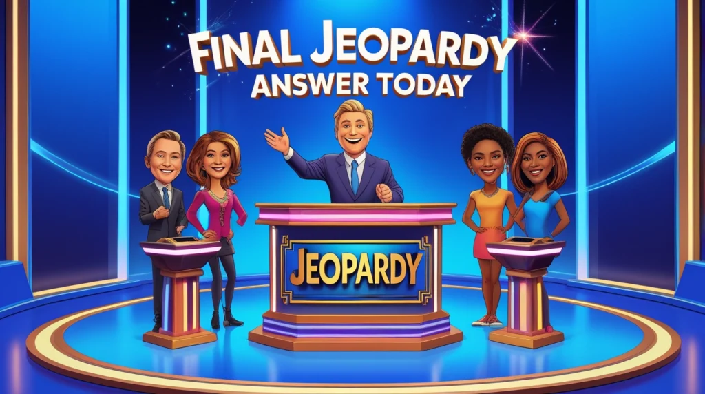 Final Jeopardy Answer Today