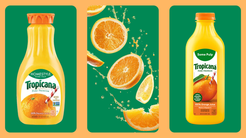 Tropicana Orange Juice Bottle